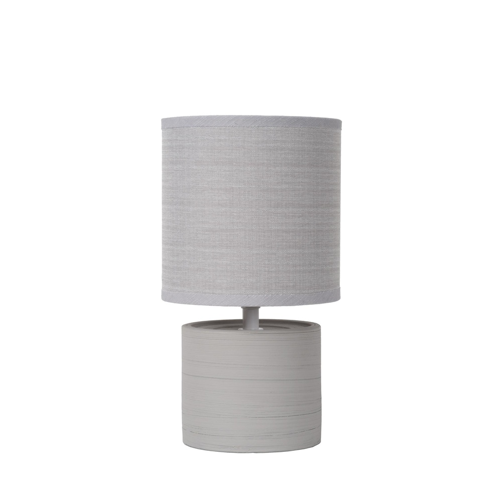 Lucide Grijs tafellampjeGreasby Ø 14cm - 47502/81/36